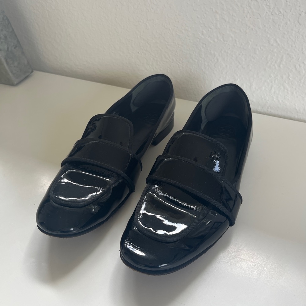 Tory Burch loafer flats patent leather